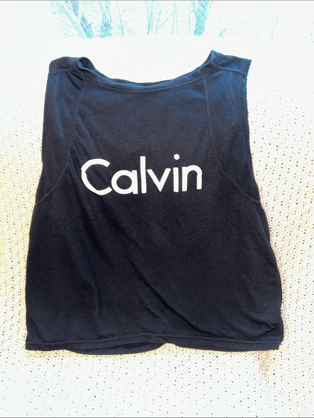 Calvin Klein Black Women's Logo Tank